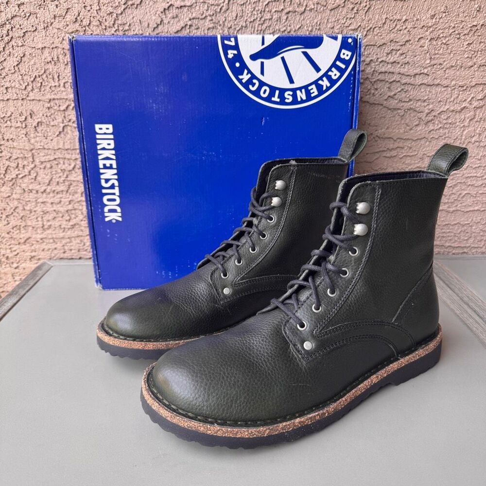 Birkenstock Bryson Combat Ankle Boots Womens Size 42EU/11US Thyme Green Leather